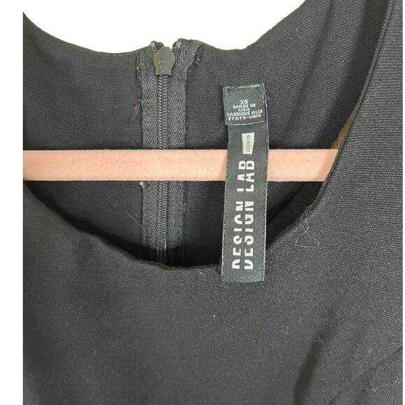 Design Lab Lord & Taylor black cutout back dress sleeveless XS - Picture 3 of 3